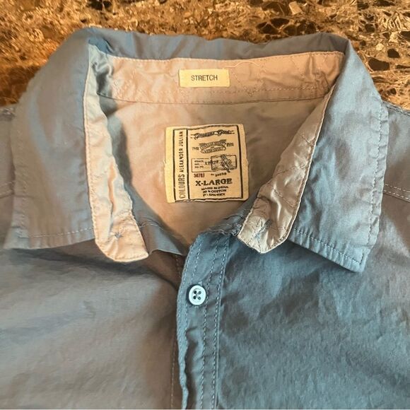 Colours by Alexander Julian Mens XL button down shirt blue​​​ - Picture 8 of 16